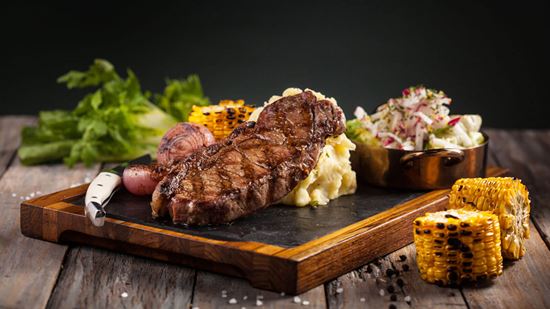 Steaks Sirloin Strip - Stacked Steaks Sirloin Strip - Stacked