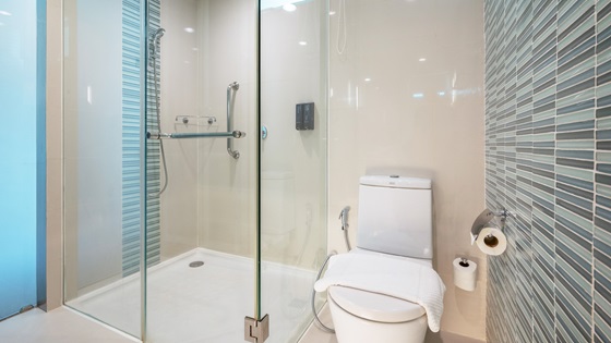 Bathroom in Deluxe Ocean View - โอโซ่ เฉวง สมุย