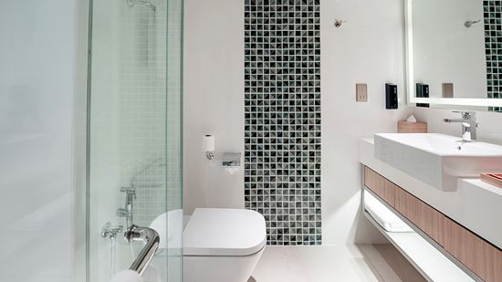 Superior Bathroom - Shower and Washbasin