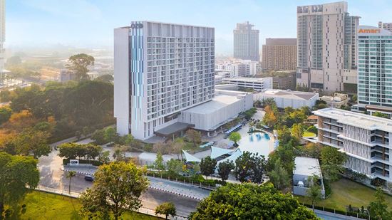 Exterior Pool View Drone Shot Exterior Pool View Drone Shot