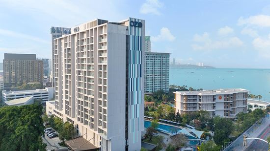 Exterior Ocean View Drone Shot Exterior Ocean View Drone Shot