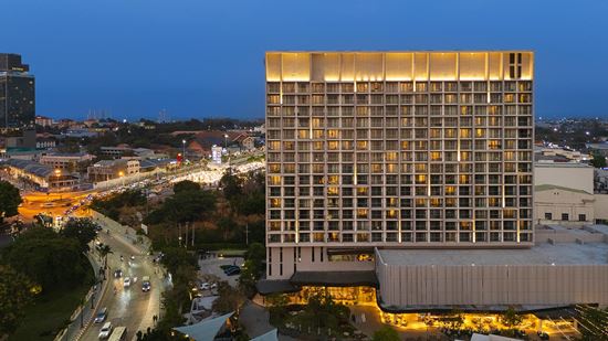 Exterior CIty View Drone Shot Exterior CIty View Drone Shot