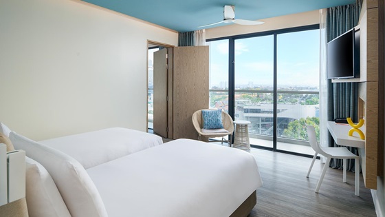 Superior Two Bedroom Connecting Room - Second Bedroom - 芭堤雅遨舍度假酒店