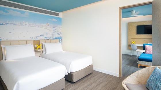 Superior Two Bedroom Connecting Room -  Twin - 芭堤雅遨舍度假酒店