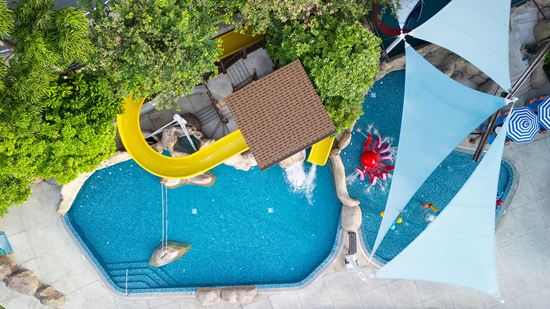 SPLASH Swimming Pool - Activity Pool Aerial Shot