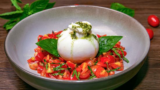 Burrata at Prego Kata Burrata at Prego Kata