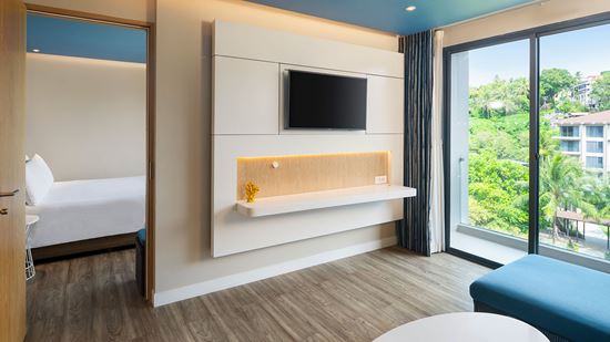 One Bedroom Suite Balcony - Living Area