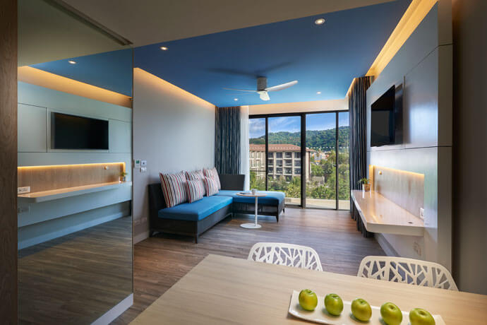 Suite mit 1 Schlafzimmer und Balkon - OZO Phuket