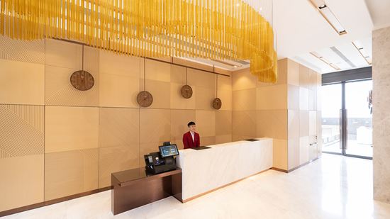 Reception counter - Y Hotel Hong Kong Reception counter - Y Hotel Hong Kong