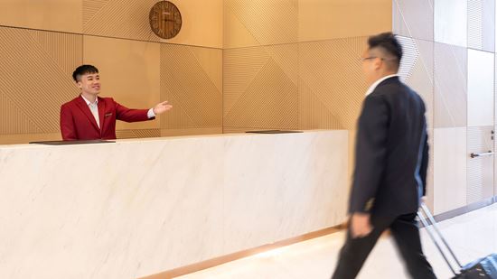 Reception check-in - Y Hotel Hong Kong Reception check-in - Y Hotel Hong Kong