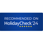 Recommended on HolidayCheck 2024 Recommended on HolidayCheck 2024