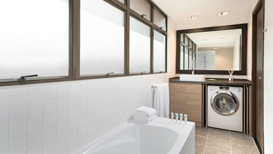 Luxury One Bedroom - Bathroom - Shama Central Hong Kong