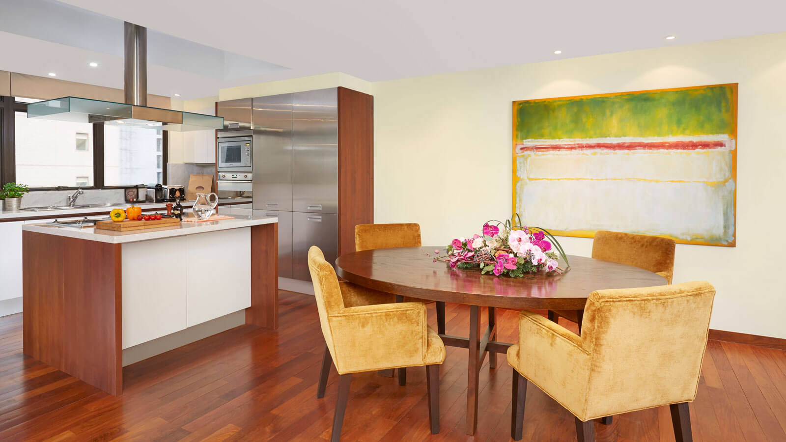 頂層套房的飯廳 - 香港莎瑪中環服務式公寓 - 香港莎瑪中環服務式公寓