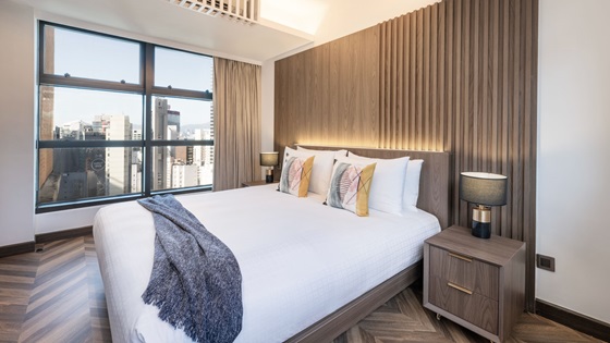 Two Bedroom - Master Bedroom - ชามา เซ็นทรัล ฮ่องกง