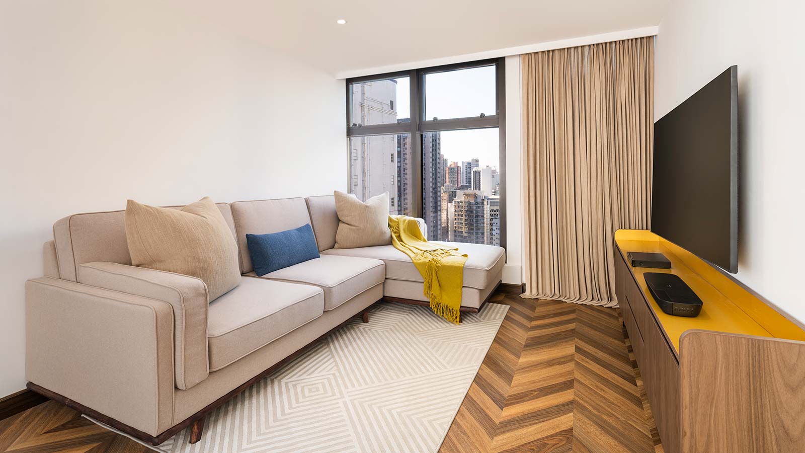 Two Bedroom - Living room - Shama Central Hong Kong