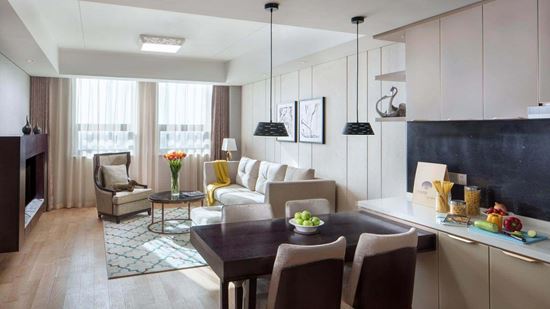 One Bedroom - Living and Dining Area One Bedroom - Living and Dining Area