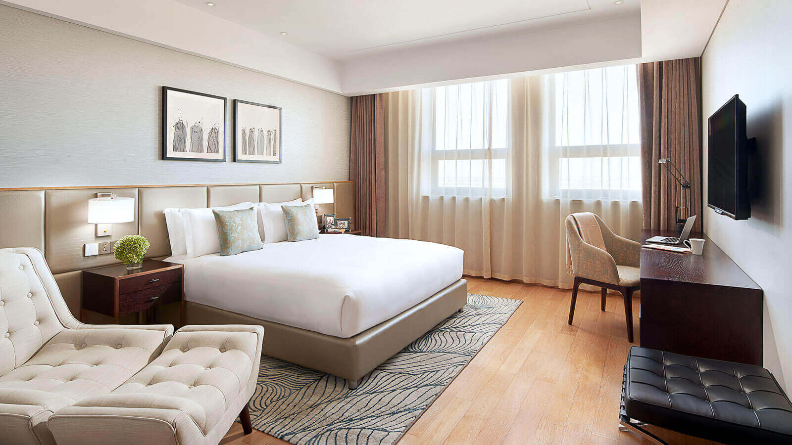 Three Bedroom - Master Bedroom - 黑龍江莎瑪大慶服務式公寓酒店