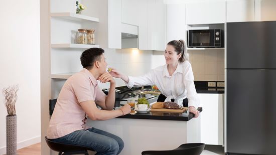 Four Bedroom - Kitchen Area at Shama Ekamai Bangkok