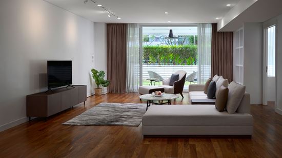 Four Bedroom - Living room at Shama Ekamai Bangkok