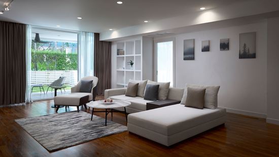 Four Bedroom - Living room at Shama Ekamai Bangkok