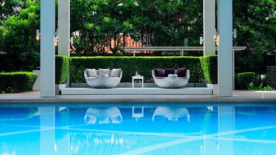 Swimming pool at Shama Ekamai Bangkok Swimming pool at Shama Ekamai Bangkok