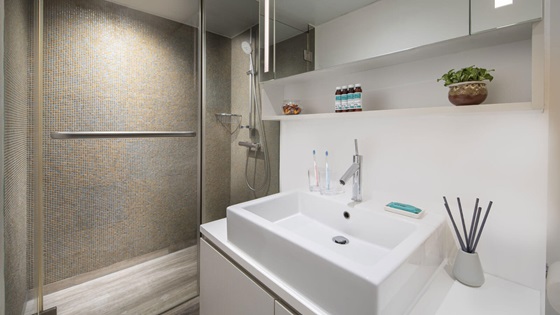 One Bedroom with Balcony - Bathroom - Shama Fortress Hill Hong Kong