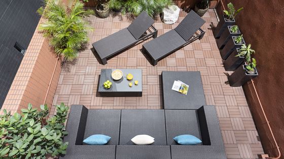Two Bedroom with Terrace - Terrace - Shama Fortress Hill Hong Kong