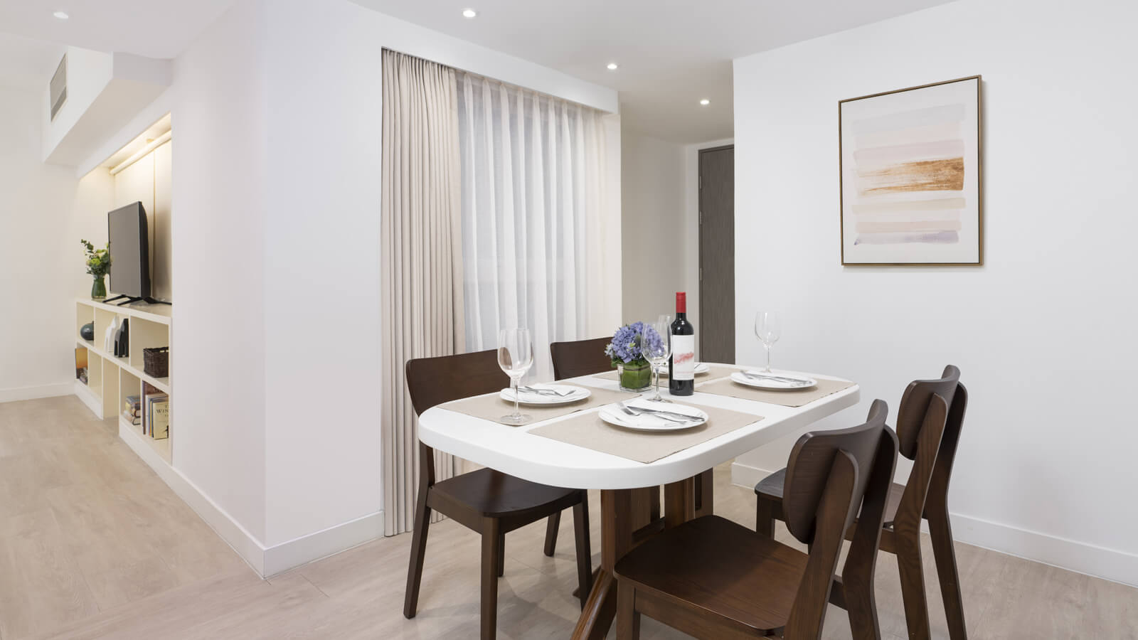 Two Bedroom - Dining Area - Shama Fortress Hill Hong Kong