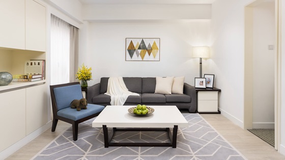 Two Bedroom - Living Room - Shama Fortress Hill Hong Kong