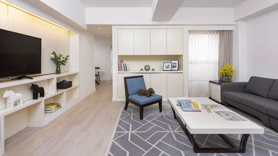 Two Bedroom - Living Room - Shama Fortress Hill Hong Kong