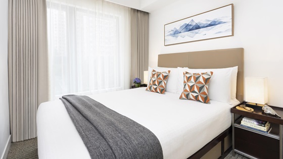 Two Bedroom - Master Bedroom - Shama Fortress Hill Hong Kong