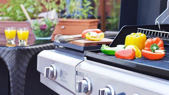 Shama Chill rooftop garden with barbecue area 