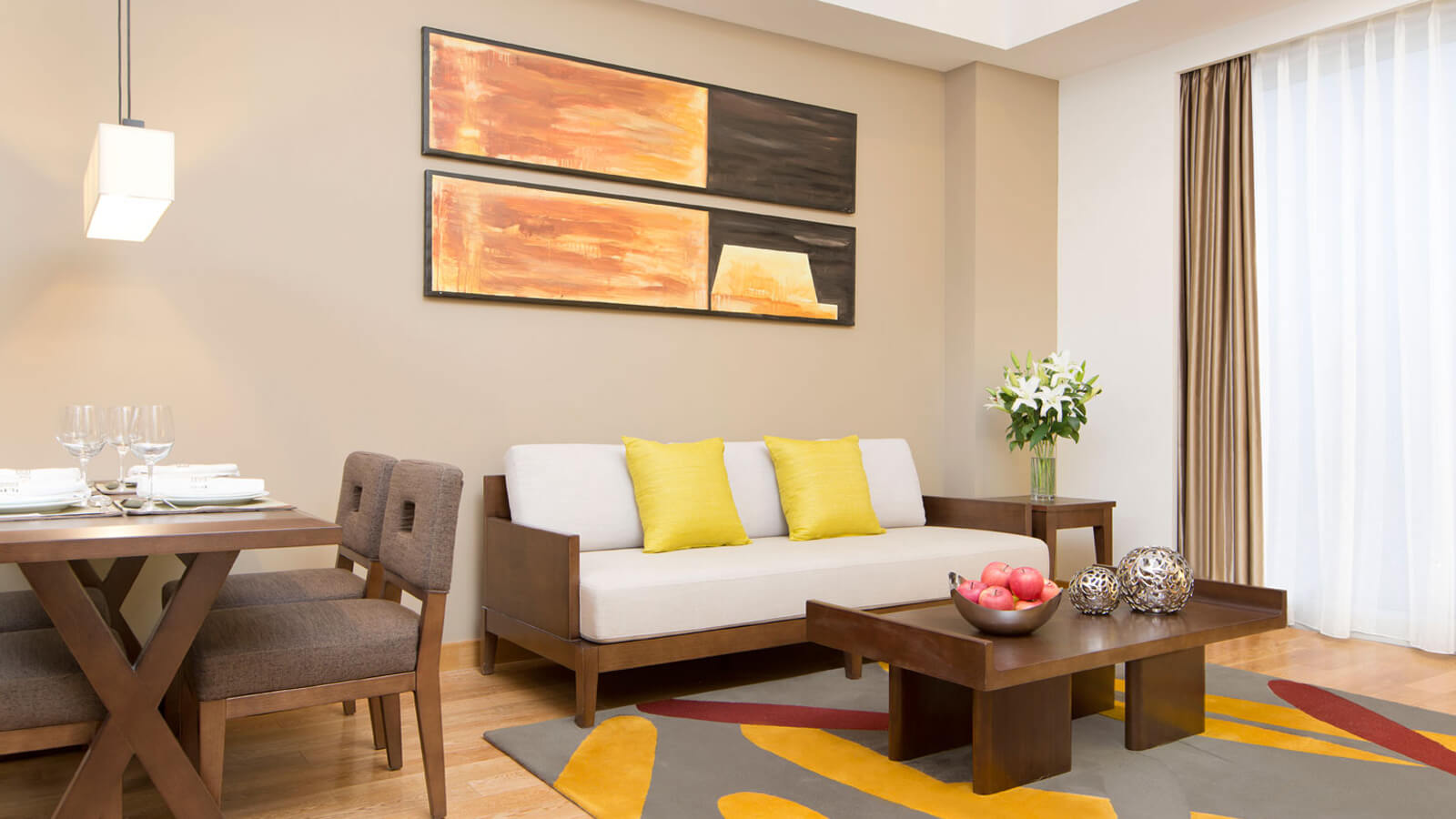 Two Bedroom - Living Room - Shama Heda Hangzhou