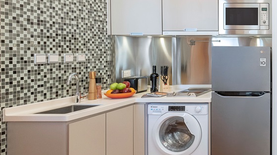 One Bedroom with Balcony - Kitchenette - Shama Hollywood Hong Kong
