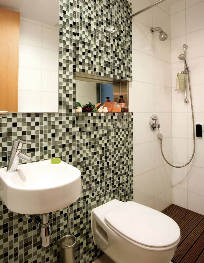 One Bedroom with Terrace - Bathroom - Shama Hollywood Hong Kong