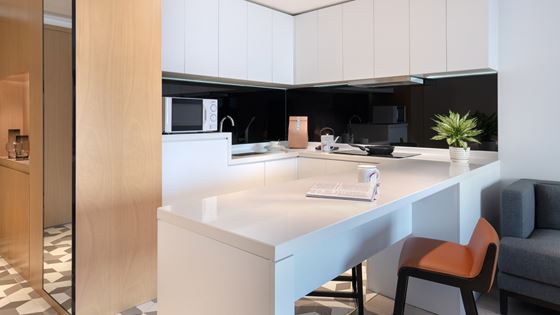 Studio Deluxe - Kitchenette - Shama Hub New City Changchun