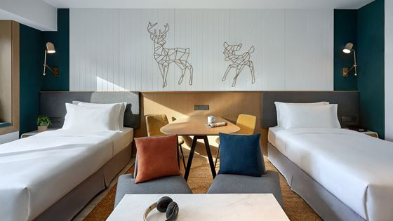 Studio Twin - Bedroom - Shama Hub New City Changchun