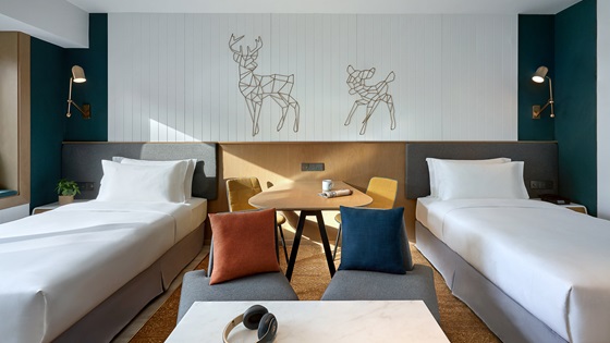 Studio Twin - Bedroom - Shama Hub New City Changchun