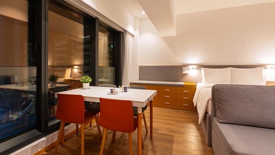 Studio Deluxe City View - Dining Area - Shama Hub Metro South Hong Kong