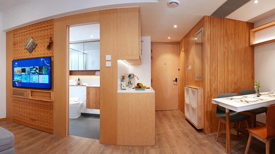 Studio Deluxe Mountain View - Living and Dining Area - Shama Hub Metro South Hong Kong