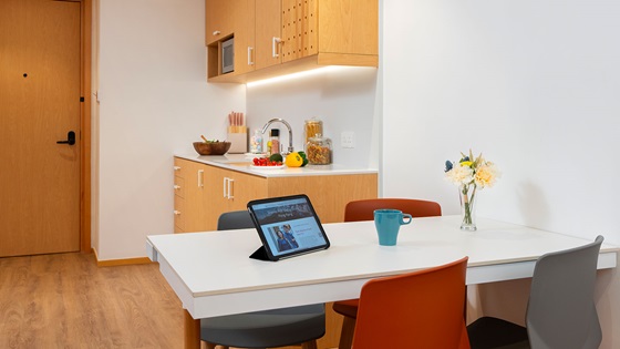 Studio Deluxe Mountain View - Kitchenette and Dining Area - Shama Hub Metro South Hong Kong