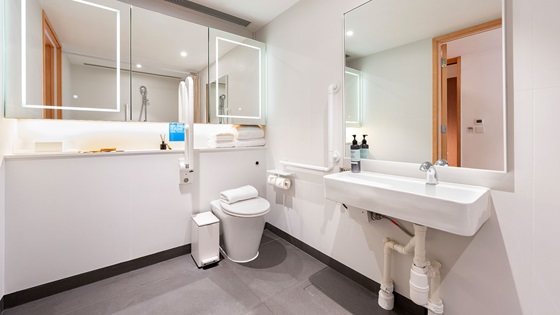 Studio Mountain View - Twin Beds Bathroom - Shama Hub Metro South Hong Kong