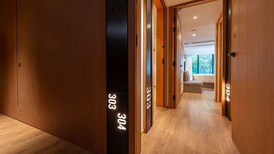 Studio Mountain View - Outer Connection Room Overview - Shama Hub Metro South Hong Kong