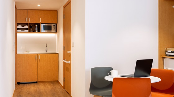 Studio Mountain View - Twin Beds Dining Area - Shama Hub Metro South Hong Kong