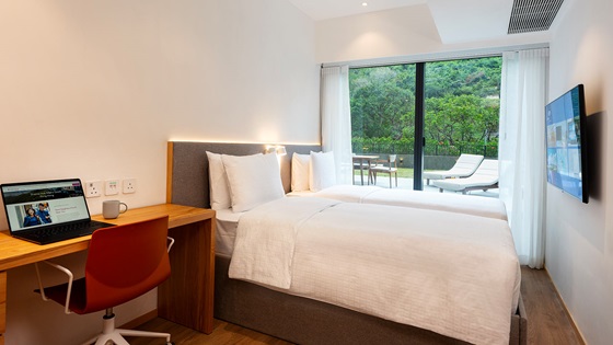 Twin Bedroom Overview - Shama Hub Metro South Hong Kong