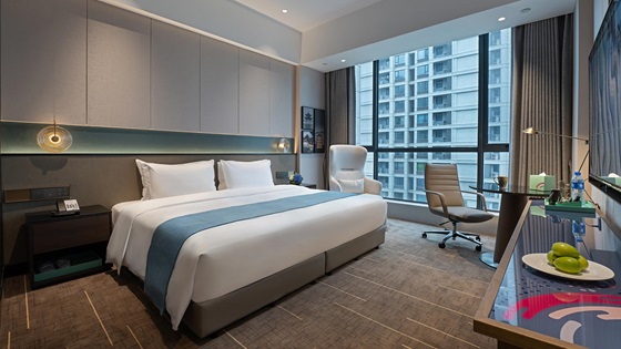 Shama Hub Qiantang Hangzhou - Studio Plus King Room - Shama Hub Qiantang