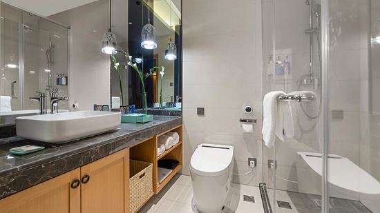 Shama Hub Qiantang Hangzhou - Studio Room ฺBathroom