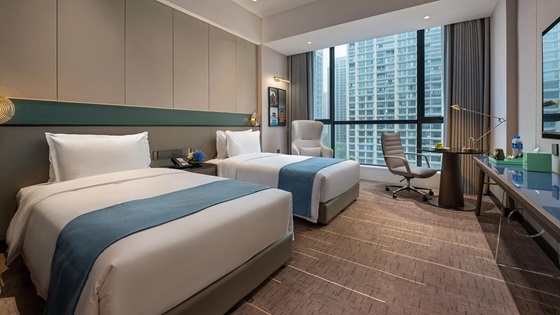 Shama Hub Qiantang Hangzhou - Studio Room Twin - Shama Hub Qiantang