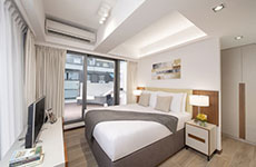One Bedroom with Two Terraces