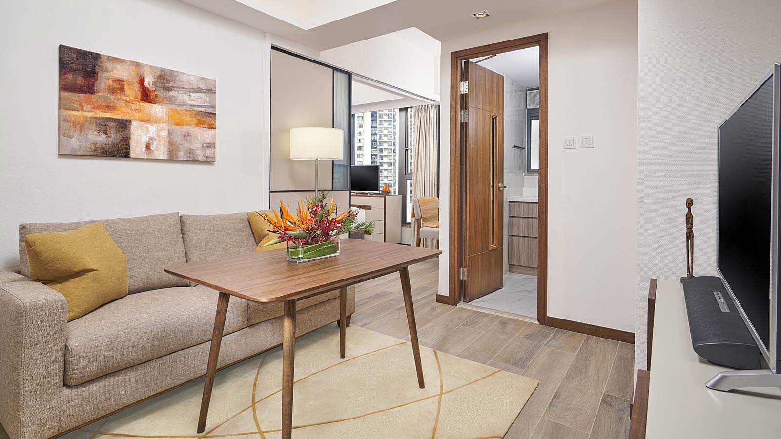 One Bedroom - Living Room - Shama Island North Hong Kong